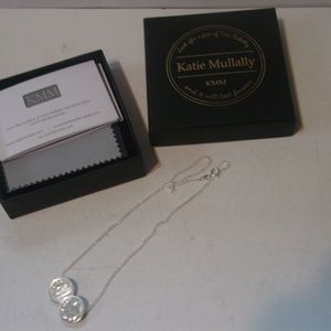 Katie Mullally Sterling Double Irish Coin Necklace